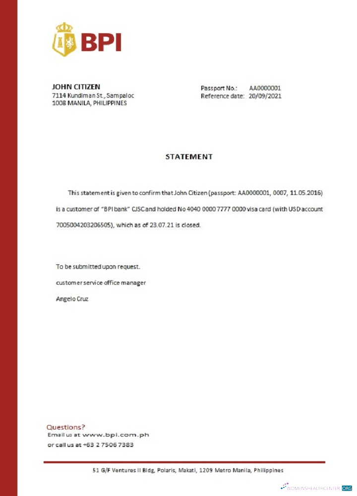 Download Philippines BPI closure reference Photoshop template